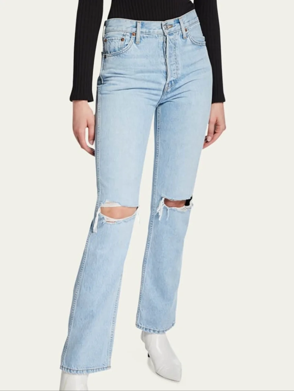Re/Done 90s High Rise Loose Jeans - Picture 1 of 11